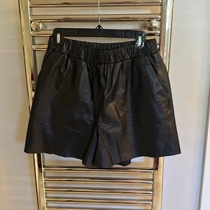 La Marque Leather Shorts